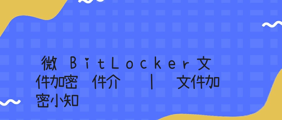 微软BitLocker文件加密软件介绍 | 文件加密小知识